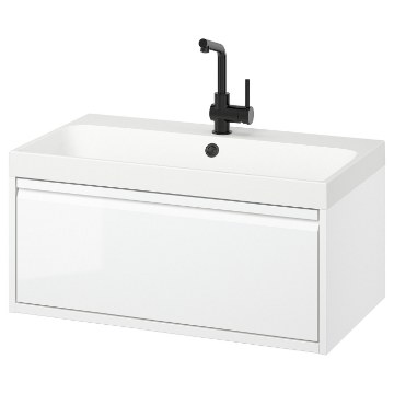 ІКЕА Шафа з висувною шухлядою ÄNGSJÖN / BACKSJÖN, 395.212.35 - Home Club