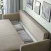 ІКЕА 3-місний розкладний диван HOLMSUND ХОЛЬМСУНД, 595.169.35 - Home Club, зображення 5