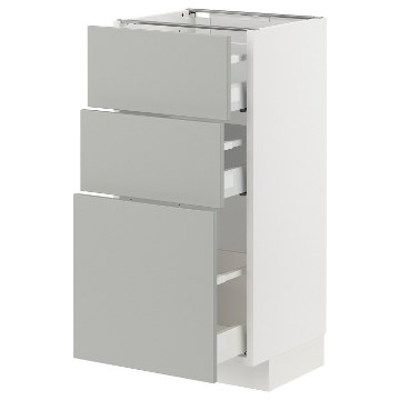ІКЕА Шафа стояча з 3 шухлядами METOD МЕТОД / MAXIMERA МАКСИМЕРА, 495.389.71 - Home Club