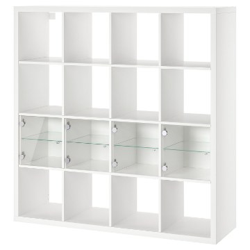 ІКЕА Стелаж з 4 вставками KALLAX КАЛЛАКС, 095.731.98 - Home Club