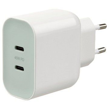 ИКЕА Зарядное устройство с 2 портами USB 45 Вт SJÖSS, 805.800.38 - Home Club