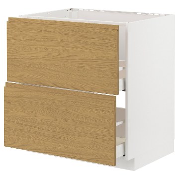 ІКЕА Підлогова шафа + 2 фронт. панелі METOD МЕТОД / MAXIMERA МАКСИМЕРА, 895.388.94 - Home Club