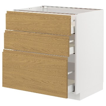 ИКЕА Стойка с тремя ящиками METOD МЕТОД / MAXIMERA МАКСИМЕРА, 595.390.98 - Home Club