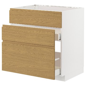 ИКЕА Напольный шкаф + 3 фронт. панели METOD МЕТОД / MAXIMERA МАКСИМЕРА, 195.382.89 - Home Club