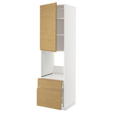 ИКЕА Высокий шкаф для духовки METOD МЕТОД / MAXIMERA МАКСИМЕРА, 095.390.48 - Home Club