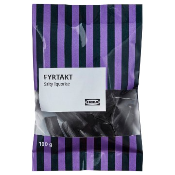 ІКЕА Солона лакриця FYRTAKT, 305.882.06 - Home Club
