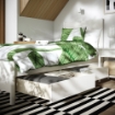 ІКЕА Рама ліжка з шухлядами TONSTAD, 594.965.84 - Home Club, зображення 4