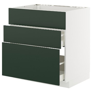 ИКЕА Напольный шкаф + 3 фронт. панели METOD МЕТОД / MAXIMERA МАКСИМЕРА, 695.574.21 - Home Club