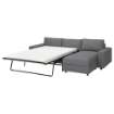 ІКЕА 3-місний розкладний диван з шезлонгом VIMLE ВІМЛЕ, 895.372.91 - Home Club