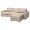 ИКЕА 3-местный диван-кровать с шезлонгом VIMLE ВИМЛЕ, 095.621.28 - Home Club, изображение 2
