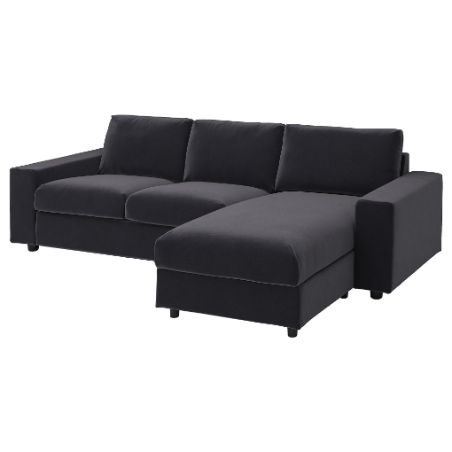ІКЕА 3-місний диван з шезлонгом VIMLE ВІМЛЕ, 594.326.86 - Home Club