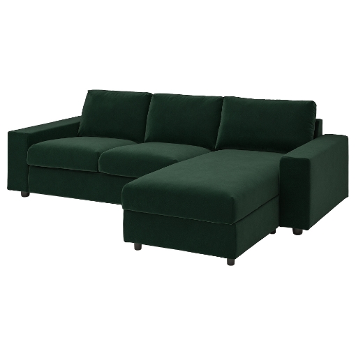 ІКЕА 3-місний диван з шезлонгом VIMLE ВІМЛЕ, 394.326.87 - Home Club