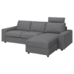 ІКЕА 3-місний диван з шезлонгом VIMLE ВІМЛЕ, 794.328.12 - Home Club