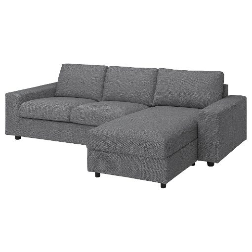 ІКЕА 3-місний диван з шезлонгом VIMLE ВІМЛЕ, 394.328.14 - Home Club
