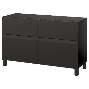 ИКЕА Комбинация стеллажей с дверцами BESTÅ БЕСТО, 295.693.36 - Home Club