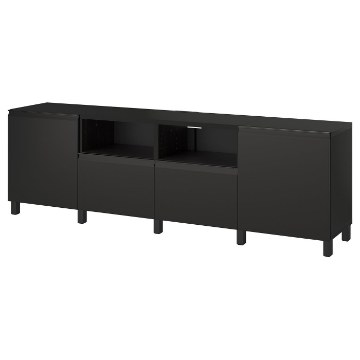 ИКЕА Тумба под телевизор с дверцами и ящиками BESTÅ БЕСТО, 095.689.41 - Home Club