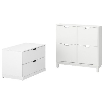 ИКЕА Мебель для прихожей STÄLL СТЭЛЛ / NORDLI НОРДЛИ, 395.279.30 - Home Club
