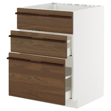 ИКЕА Напольный шкаф + 3 фронт. панели METOD МЕТОД / MAXIMERA МАКСИМЕРА, 295.745.64 - Home Club