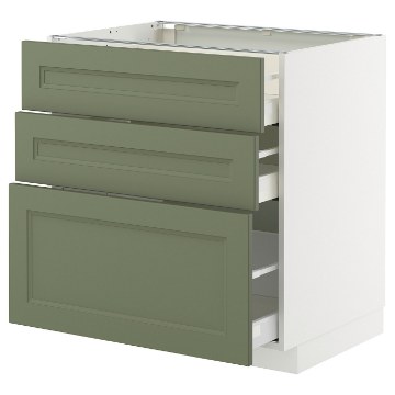 ІКЕА Шафа стояча з 3 шухлядами METOD МЕТОД / MAXIMERA МАКСИМЕРА, 195.176.54 - Home Club