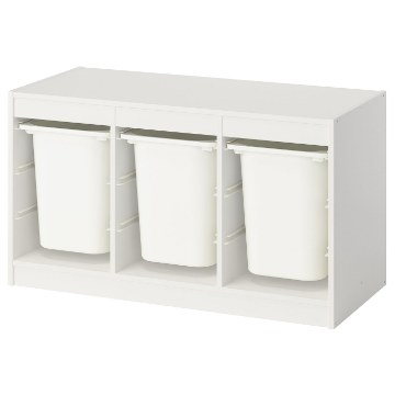 ІКЕА Стелаж з контейнерами TROFAST ТРУФАСТ, 595.747.32 - Home Club