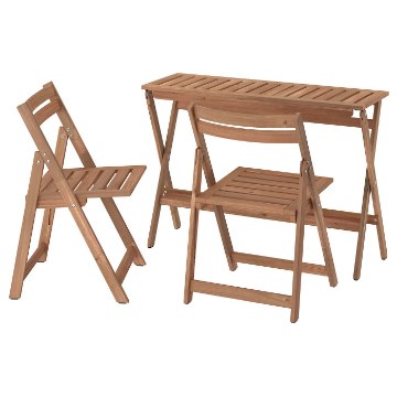 ИКЕА Садовый стол и 2 складных стула NÄMMARÖ, 095.817.87 - Home Club