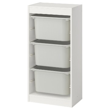 ІКЕА Стелаж з контейнерами TROFAST ТРУФАСТ, 495.752.04 - Home Club