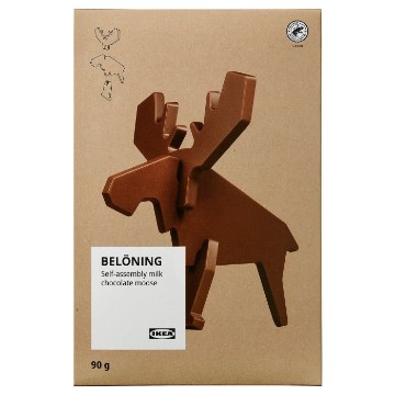 ИКЕА Лось из молочного шоколада BELÖNING, 806.096.64 - Home Club