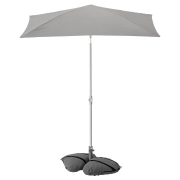 ИКЕА Зонт с подставкой LILLEÖ / IGGÖN, 395.762.04 - Home Club