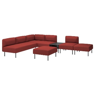 ИКЕА 6-местный диван-модуль со столиком LILLEHEM, 995.534.88 - Home Club