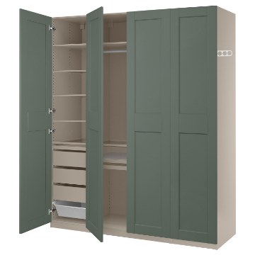 ІКЕА Комбінація шафи PAX ПАКС / GRIMO ГРИМО, 195.799.82 - Home Club