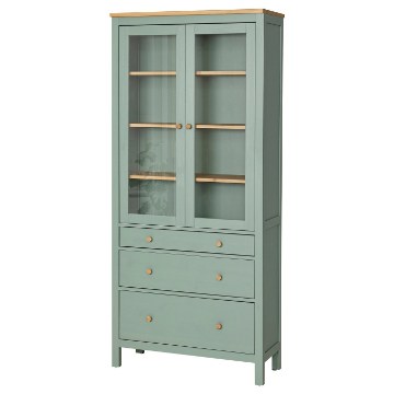 ИКЕА Витрина с тремя ящиками HEMNES ХЕМНЭС, 005.961.61 - Home Club