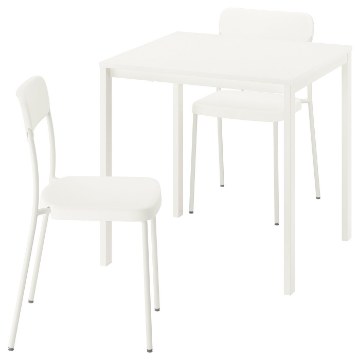 ИКЕА Стол и 2 стула VIHALS / VIHALS, 295.899.33 - Home Club
