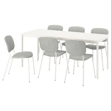 ИКЕА Стол и 6 стульев VIHALS / VIHALS, 395.899.61 - Home Club