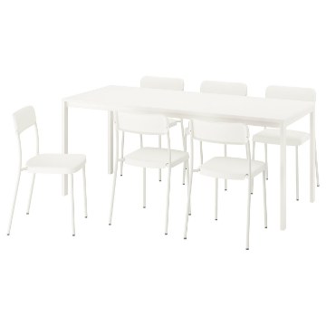 ИКЕА Стол и 6 стульев VIHALS / VIHALS, 595.899.60 - Home Club