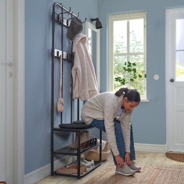 ИКЕА Мебель для прихожей NIPÅSEN / BAGGMUCK БАГГМУКК, 296.180.11 - Home Club