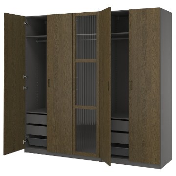 ИКЕА Комбинация шкафов PAX ПАКС / TONSTAD, 195.512.28 - Home Club