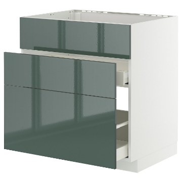 ИКЕА Напольный шкаф + 3 фронт. панели METOD МЕТОД / MAXIMERA МАКСИМЕРА, 595.859.76 - Home Club