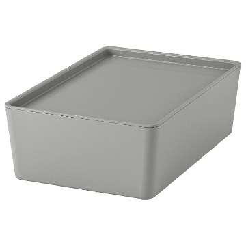 ІКЕА Коробка з кришкою KUGGIS КУГГІС, 295.967.64 - Home Club