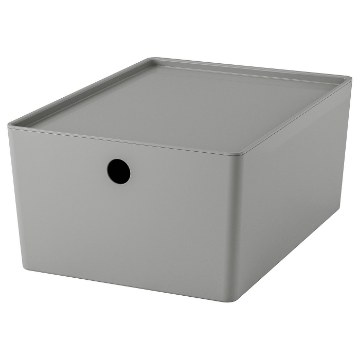 ИКЕА Коробка с крышкой KUGGIS КУГГИС, 695.967.62 - Home Club