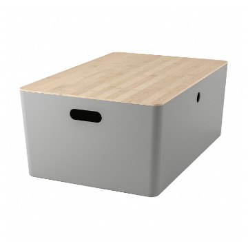 ИКЕА Коробка с крышкой KUGGIS КУГГИС, 295.968.15 - Home Club