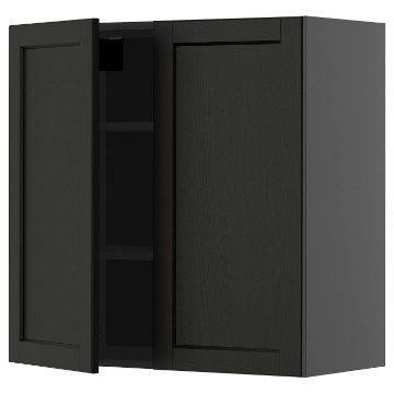 ІКЕА Настінна шафа з полицями METOD МЕТОД, 295.889.95 - Home Club