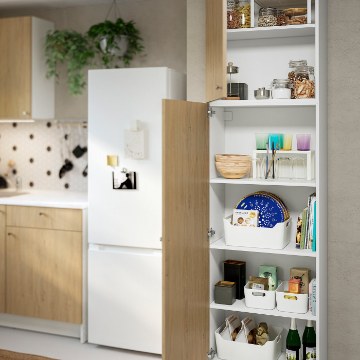 ИКЕА Высокий шкаф с дверцами KNOXHULT КНОКСХУЛЬТ, 995.814.10 - Home Club