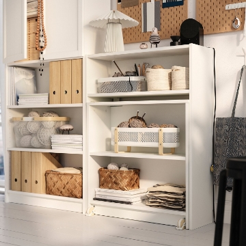 ИКЕА Стеллаж с раскладным столом BILLY БИЛЛИ / OXBERG ОКСБЕРГ, 795.906.51 - Home Club