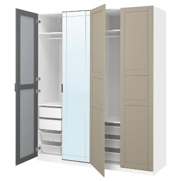 ИКЕА Комбинация шкафов PAX ПАКС / KAMMARTORP / TYSSEDAL ТИССЕДАЛЬ, 296.032.98 - Home Club
