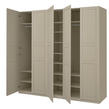 ИКЕА Комбинация шкафов PAX ПАКС / TYSSEDAL ТИССЕДАЛЬ, 796.033.47 - Home Club