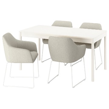 ІКЕА Стіл і 4 стільці TONSTAD / TOSSBERG, 395.966.50 - Home Club