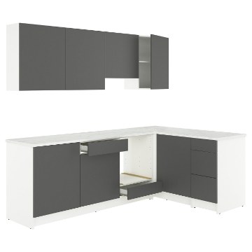 ИКЕА Угловая кухня KNOXHULT КНОКСХУЛЬТ, 695.814.16 - Home Club