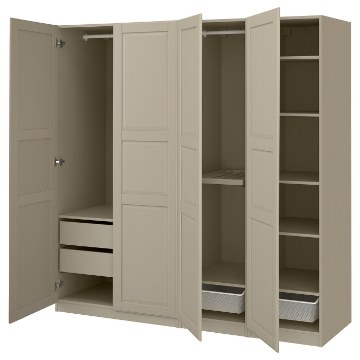 ИКЕА Комбинация шкафов PAX ПАКС / TYSSEDAL ТИССЕДАЛЬ, 396.033.06 - Home Club