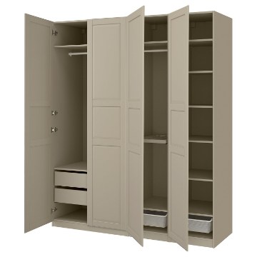 ИКЕА Комбинация шкафов PAX ПАКС / TYSSEDAL ТИССЕДАЛЬ, 596.033.10 - Home Club