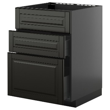 ІКЕА Підлогова шафа + 3 фронт. панелі METOD МЕТОД / KNIVSHULT, 095.872.04 - Home Club
